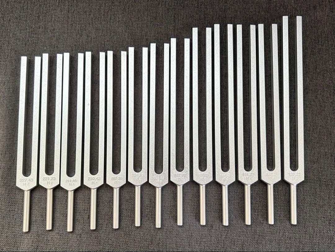 ドイツ製　惑星音叉　ハイフォーク　13本