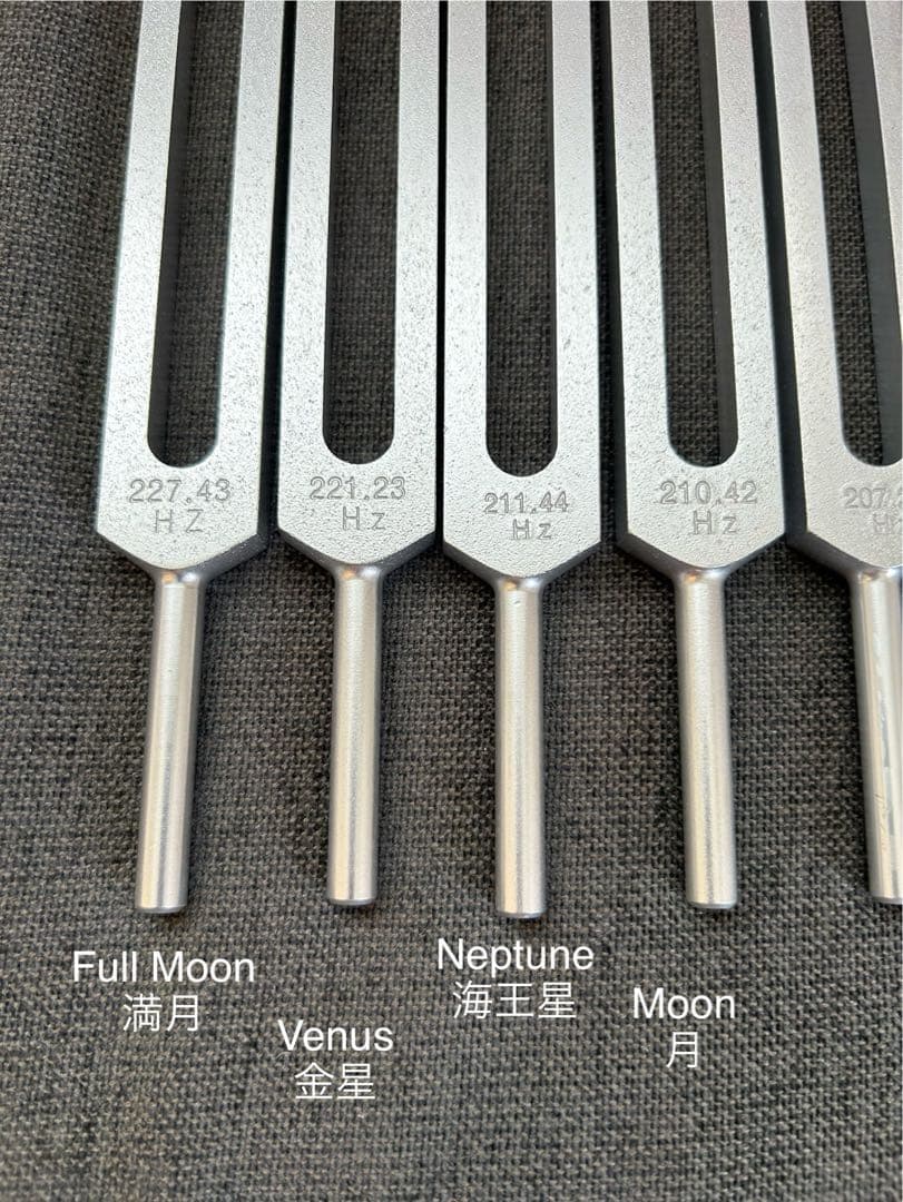 ドイツ製　惑星音叉　ハイフォーク　13本