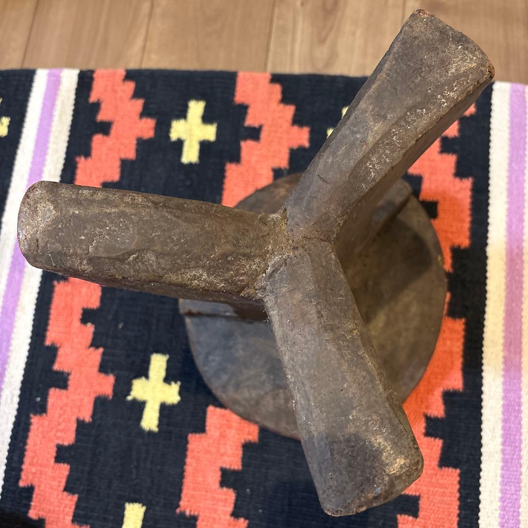 マ*ー様 <期間限定値下げ>アフリカンスツール　西アフリカ　少数民族　椅子