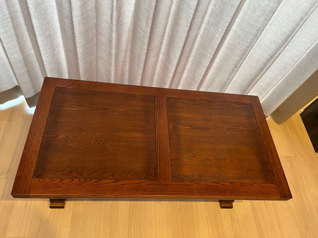 ◆アンティーク調　ドローリーフ　テーブル　　リビング　拡張式　中古品　◆