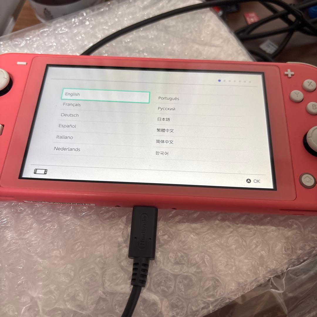 Switch ライト　ピンク