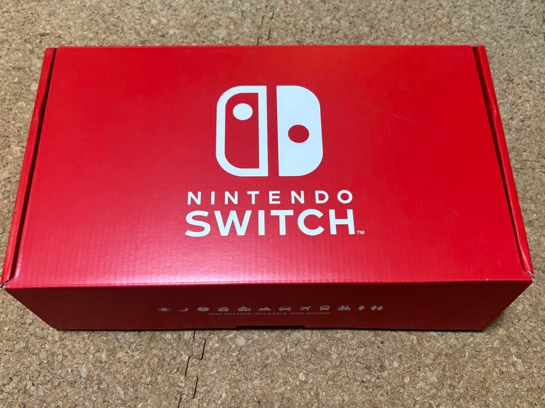 Nintendo Switch 本体 グレー/赤（ケース付き）