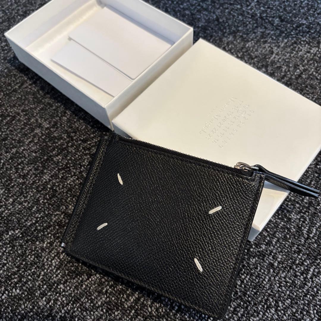 キング様用Maison Margiela 二つ折り財布 ブラック