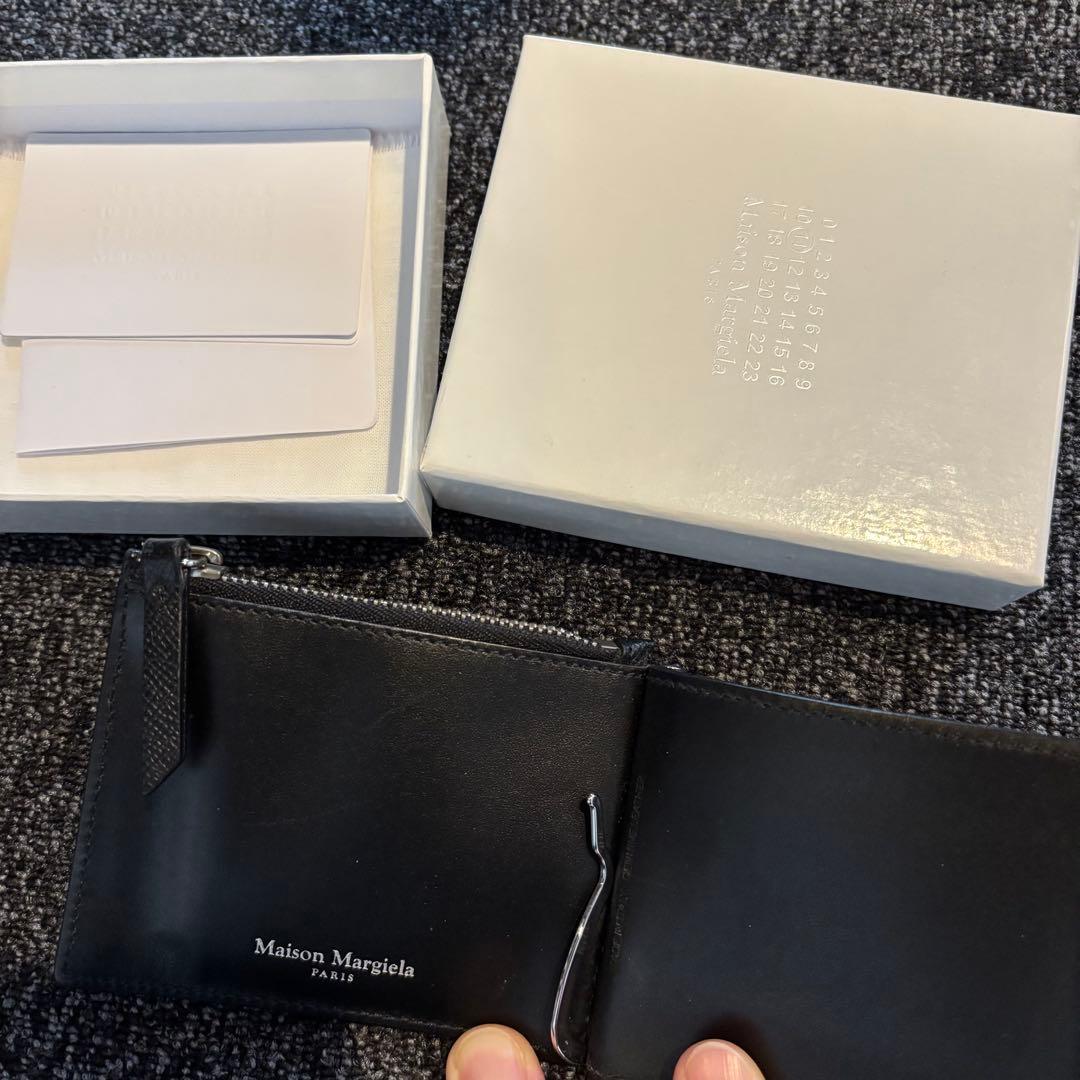 キング様用Maison Margiela 二つ折り財布 ブラック