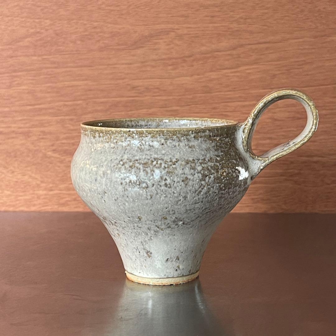 人気陶芸家鈴木麻起子 ラパンアルジョンテ　手付カップ2個セット