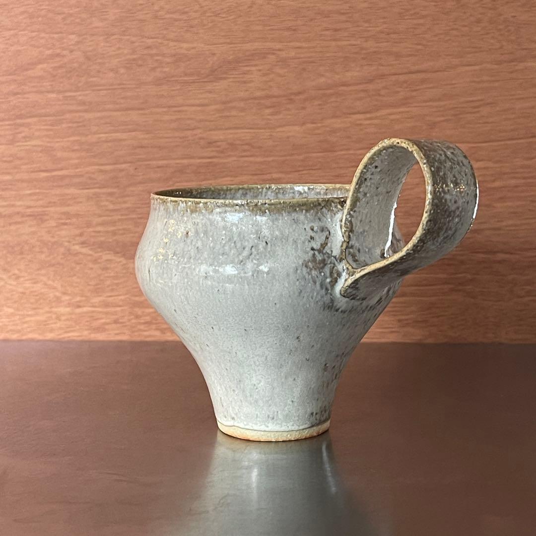 人気陶芸家鈴木麻起子 ラパンアルジョンテ　手付カップ2個セット