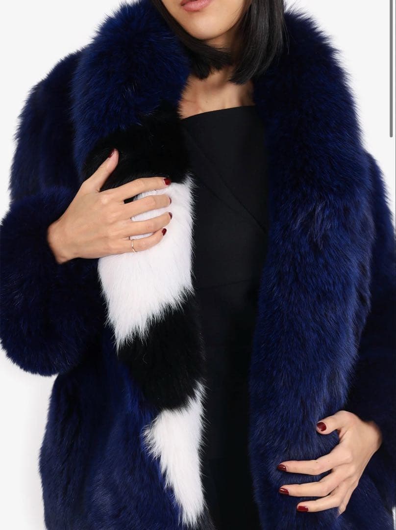 OFF-WHITE VIRGIL FOX ファー　コート36