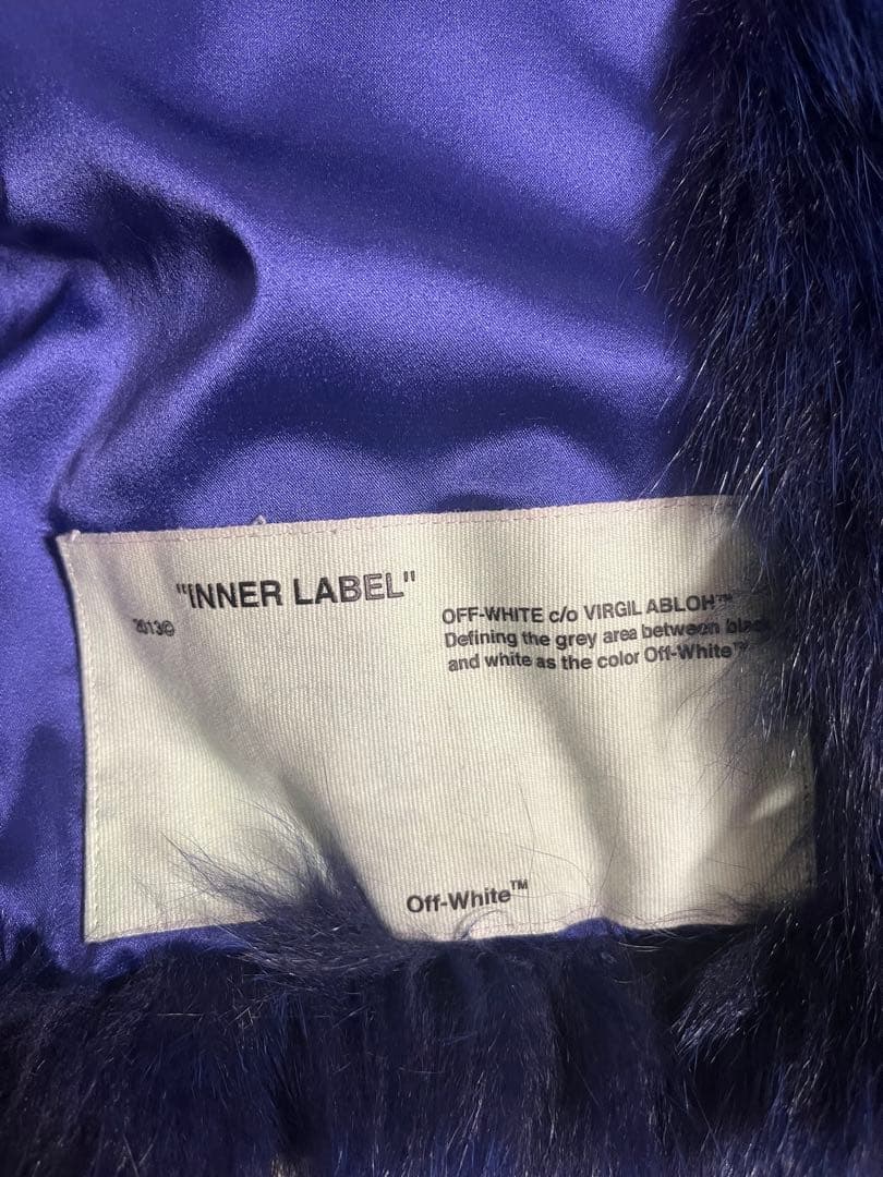 OFF-WHITE VIRGIL FOX ファー　コート36