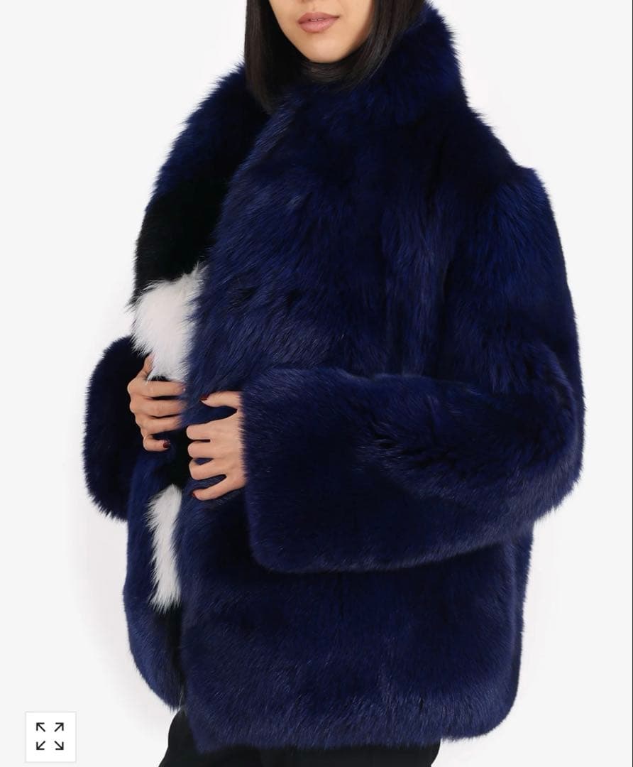 OFF-WHITE VIRGIL FOX ファー　コート36