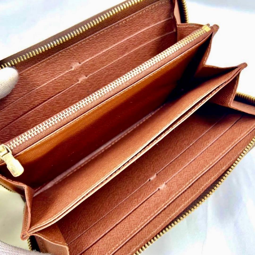 【美品】 ルイヴィトン モノグラム ジッピーウォレット M60017 長財布