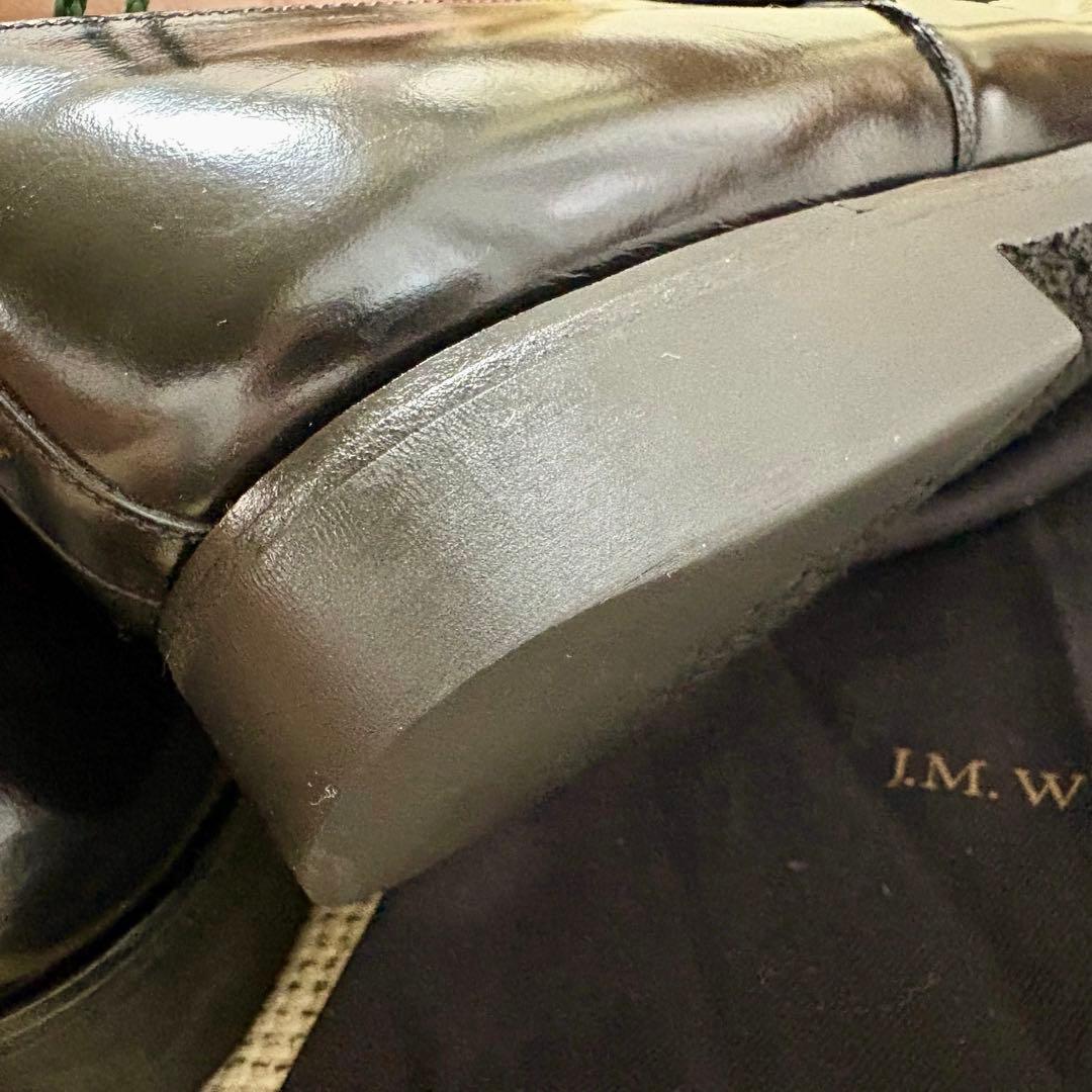 J.M WESTON 300 ストレートチップ ブラック ラバーソール