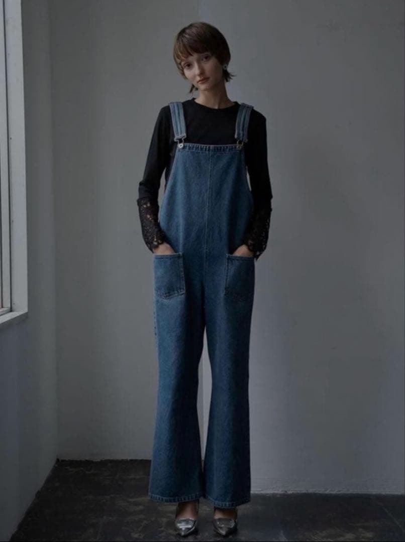 trefle+1 トレフルワンプラス　デニムオーバーオール