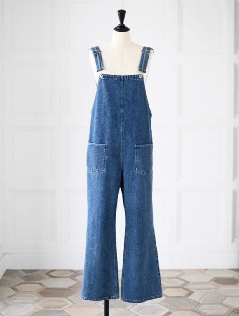 trefle+1 トレフルワンプラス　デニムオーバーオール