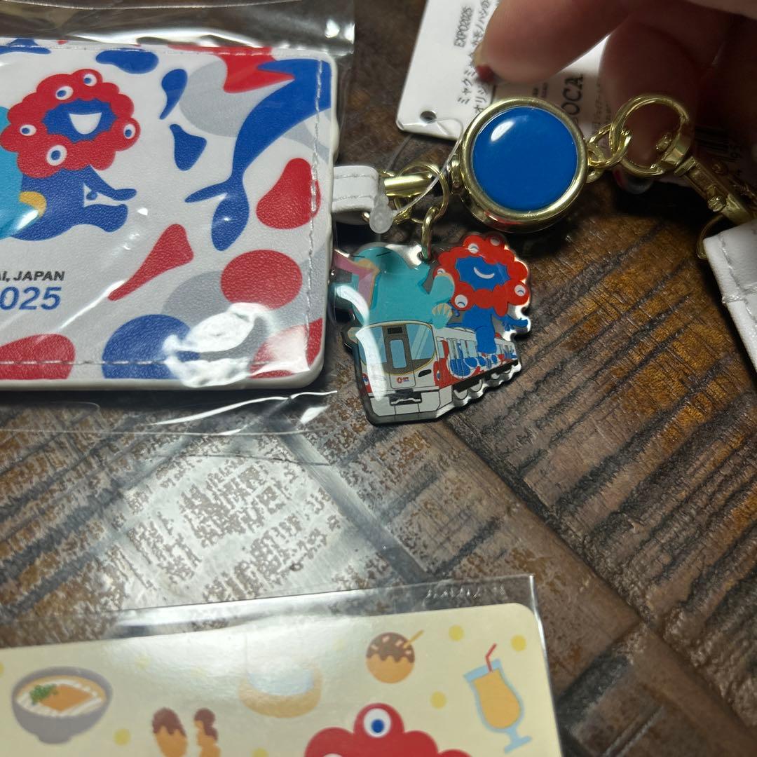 大阪関西万博2025　万博記念ICOCA＋パスケースセット ミャクミャク