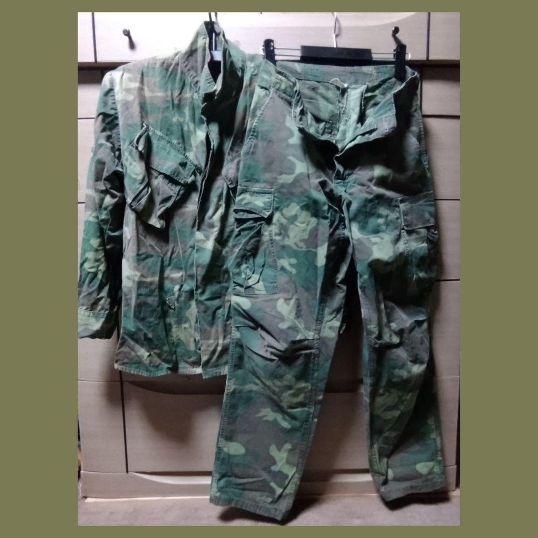 彦*侍様 【激安】米軍ベトナム戦争/ERDL/グリーンリーフ/ジャケット&パン