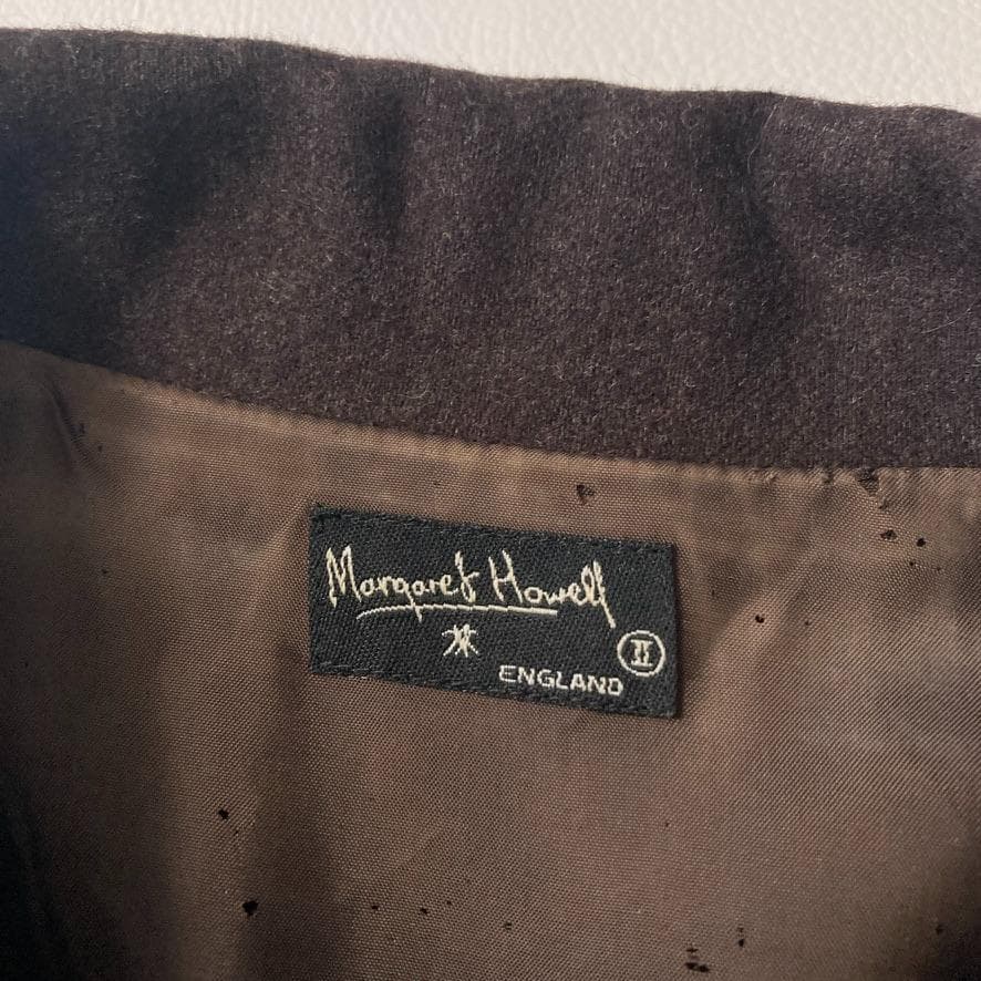【komeme】マーガレットハウエル　旧タグ ウール マキシ丈 ワンピース