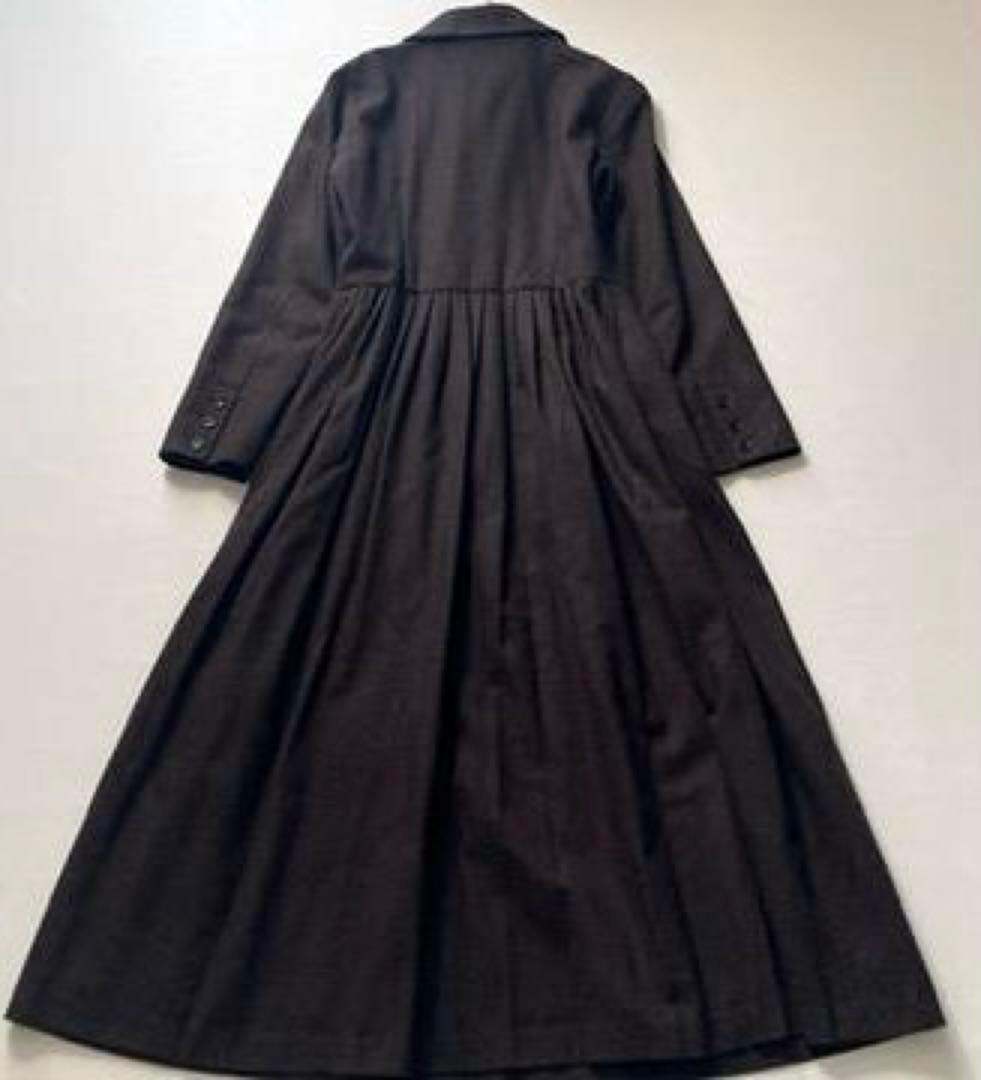 【komeme】マーガレットハウエル　旧タグ ウール マキシ丈 ワンピース