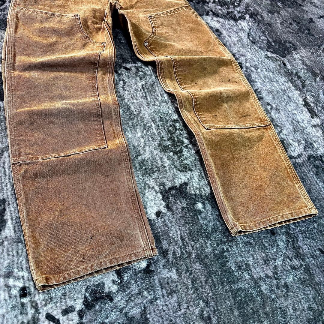 コメ欄セール！一点物 雰囲気系 フェードブラウン W38 極太ワーク