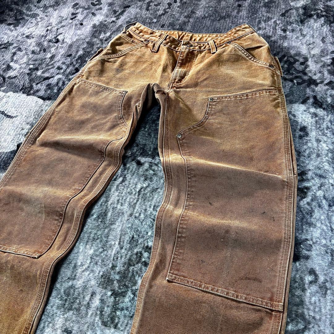 コメ欄セール！一点物 雰囲気系 フェードブラウン W38 極太ワーク