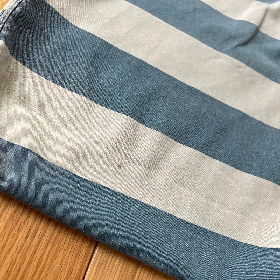 80s ビンテージプリズナーパンツprisoner 囚人服　紺色ボーダー