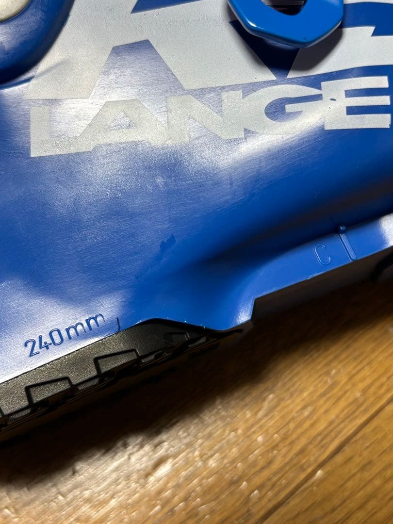 19.5cm LANGE スキー ブーツ 青　RSJ60 ラング 240mm