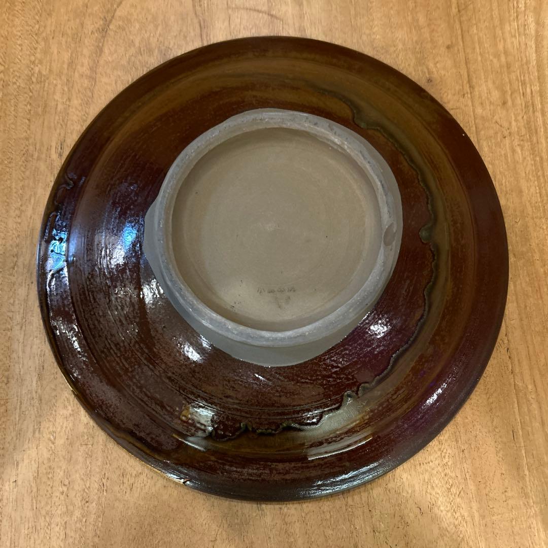 小鹿田焼 坂本浩二窯　刷毛目　節目　平鉢