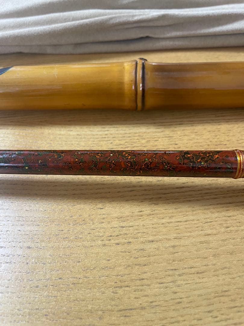 章作　筏竿　穂先ケース