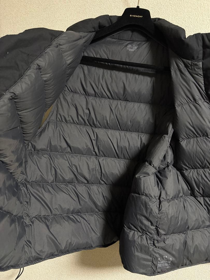 【MUJI LABO】高密度織り撥水ダウンベストS-M ジャケット　ノースリーブ