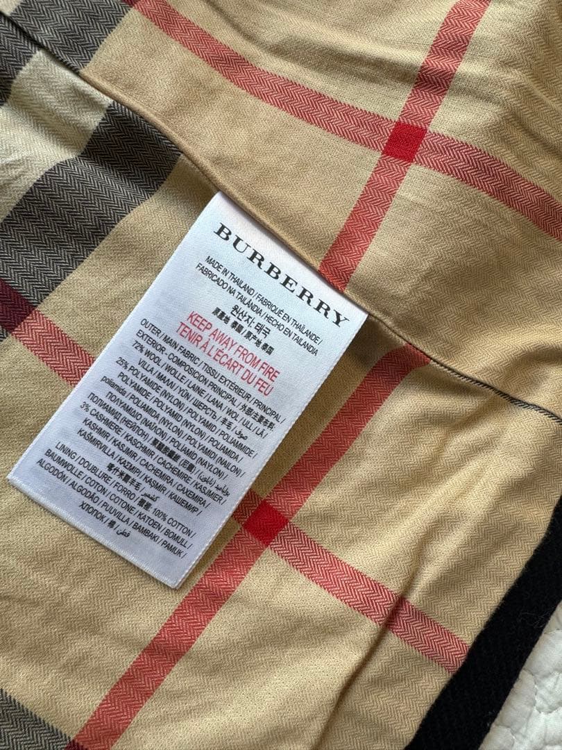 【美品】Burberry ウールコート　6y