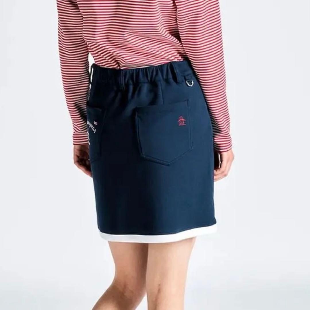 美品　Munsingwear セットアップ　ネイビー 春ゴルフ　スカート S