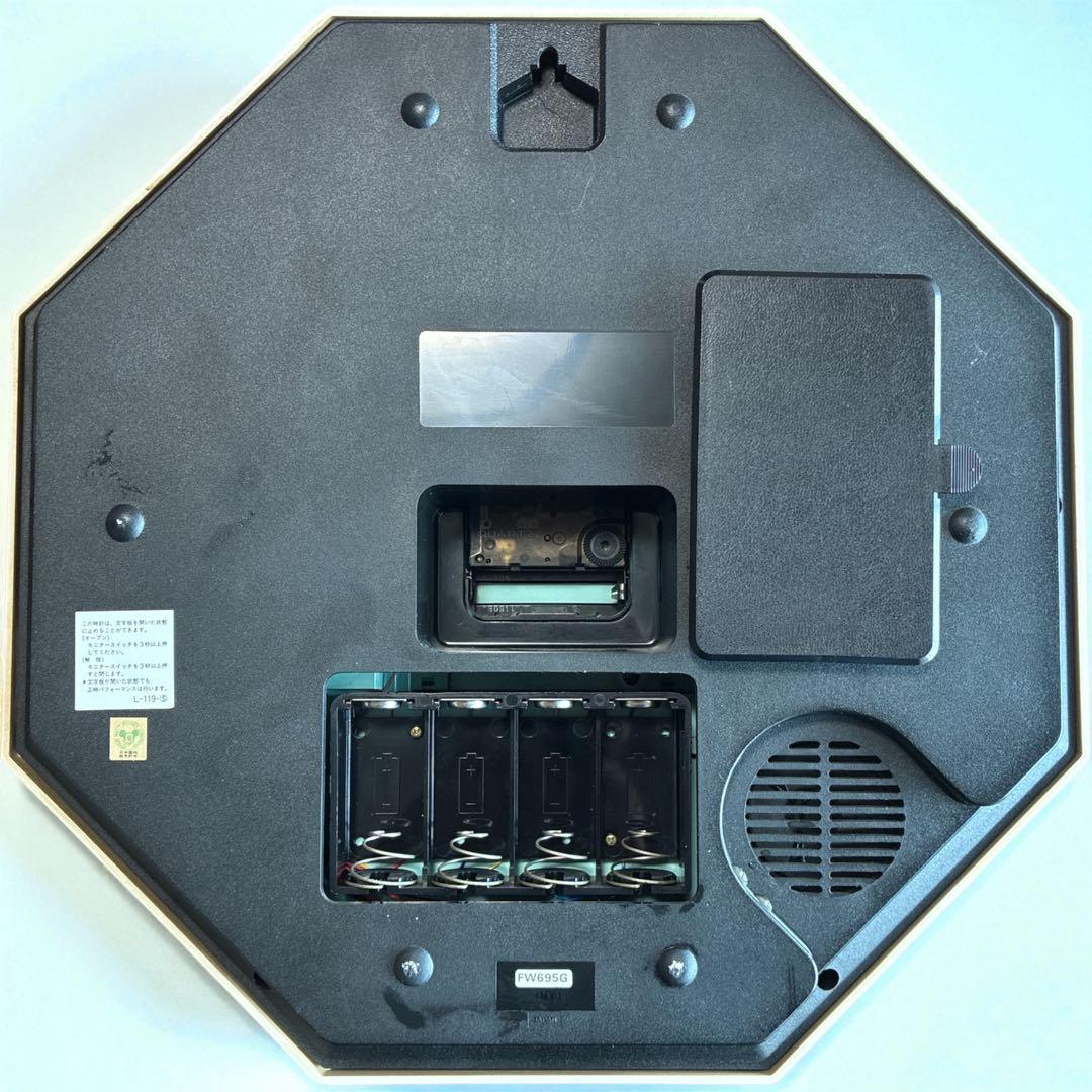 セイコー Disney Time FW695G 掛時計 カラクリ時計 八角形