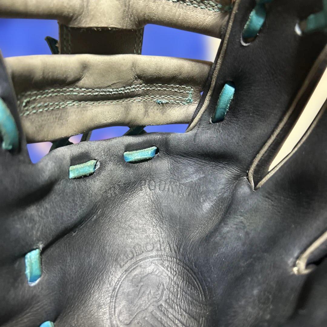 久保田スラッガー　軟式グローブ 内野手用　グリス、紐交換済み