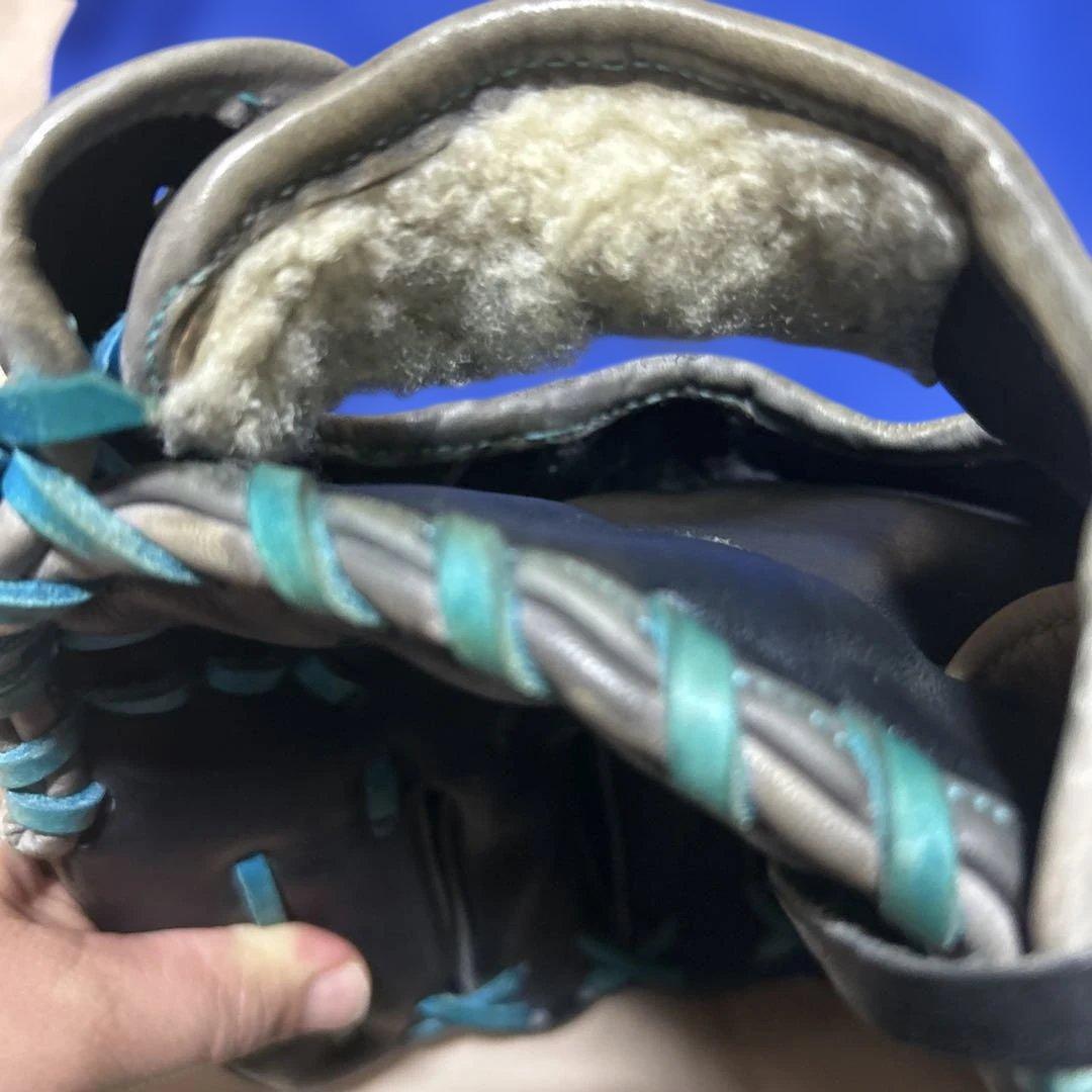 久保田スラッガー　軟式グローブ 内野手用　グリス、紐交換済み