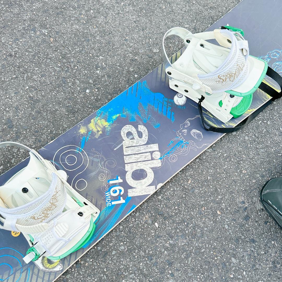 美品 スノーボード Abili セット スノボー 161 ブーツセット メンズ