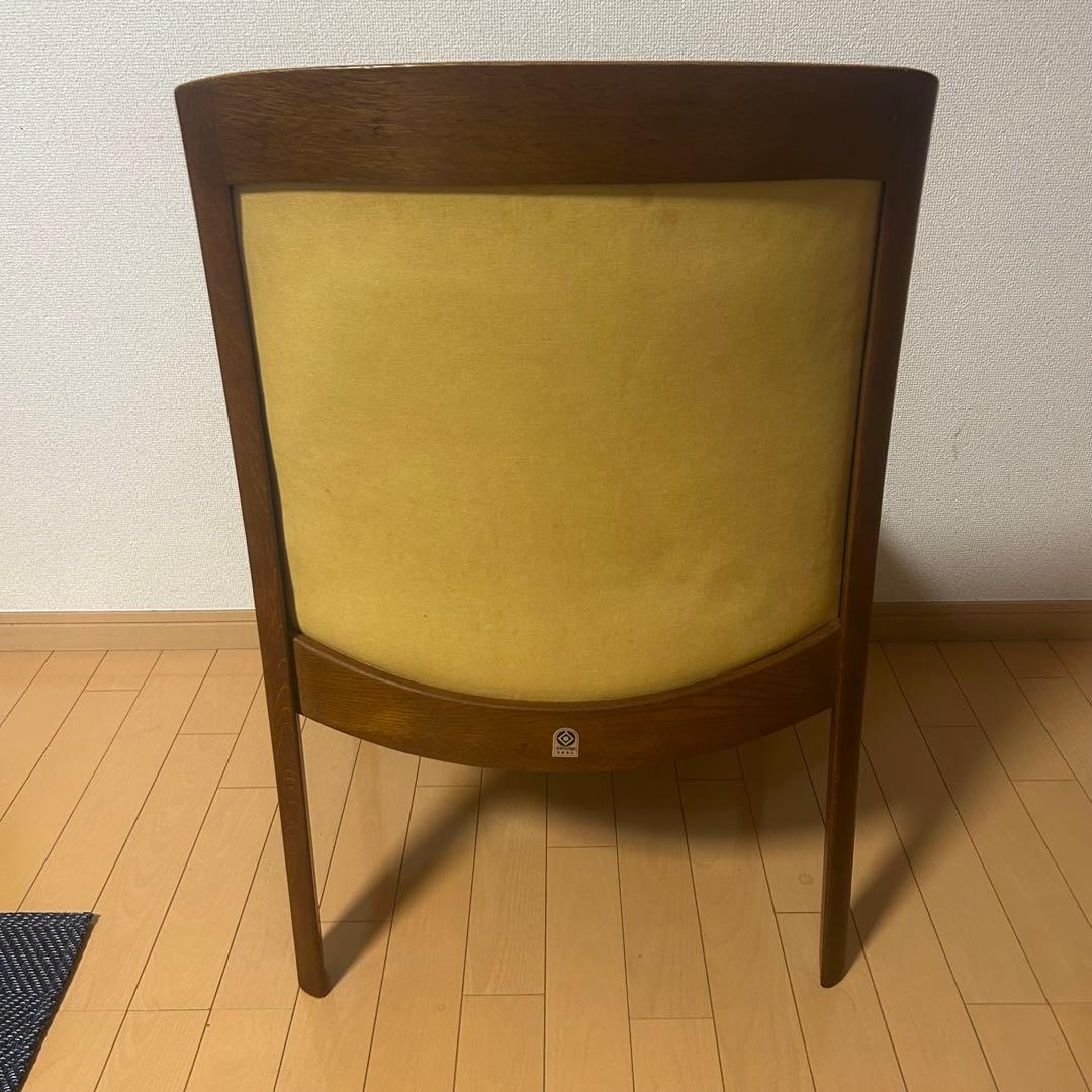 希少カラー 飛騨産業 飛騨高山 SHIRAKAWA ダイニングチェア イエロー