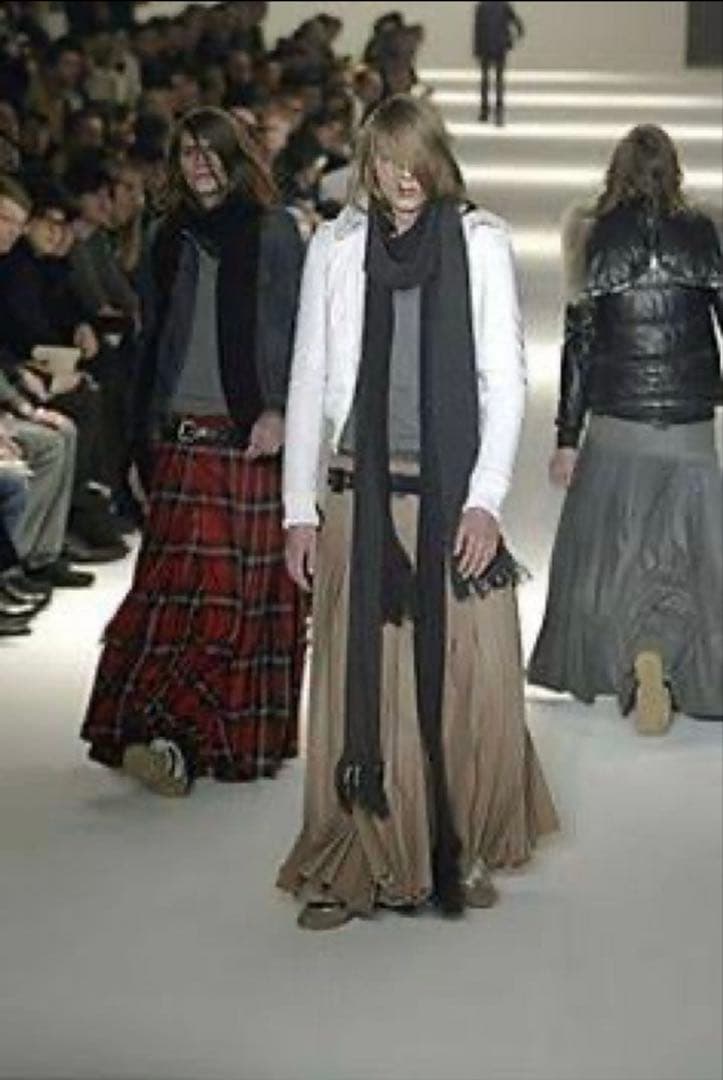 Dior HOMME 04AW ロングマフラー フリンジ エディ期