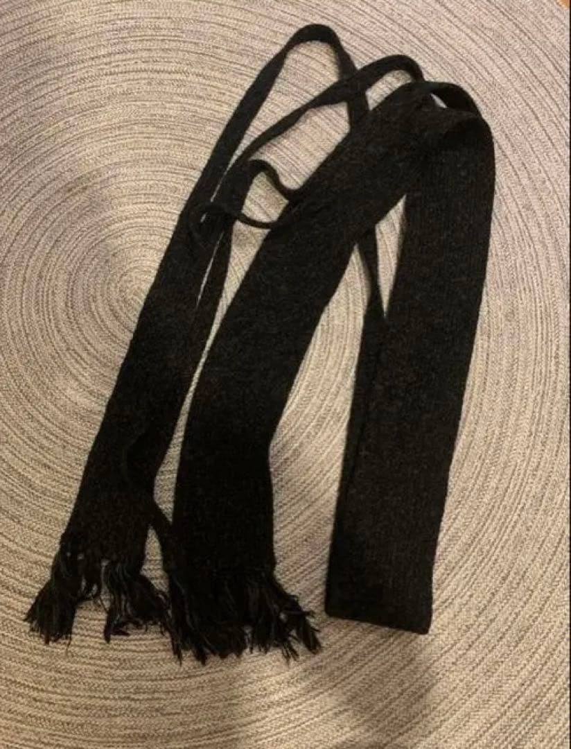 Dior HOMME 04AW ロングマフラー フリンジ エディ期