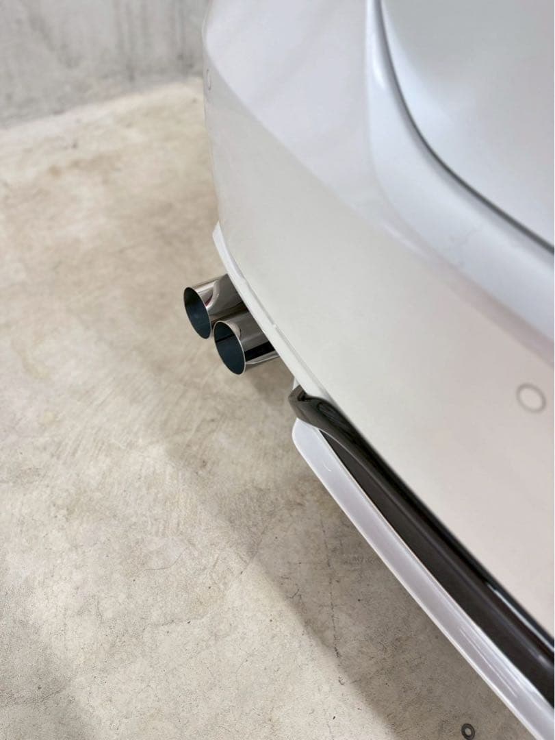 AXVH70カムリオリジナルストレートマフラー リアピースワンオフ