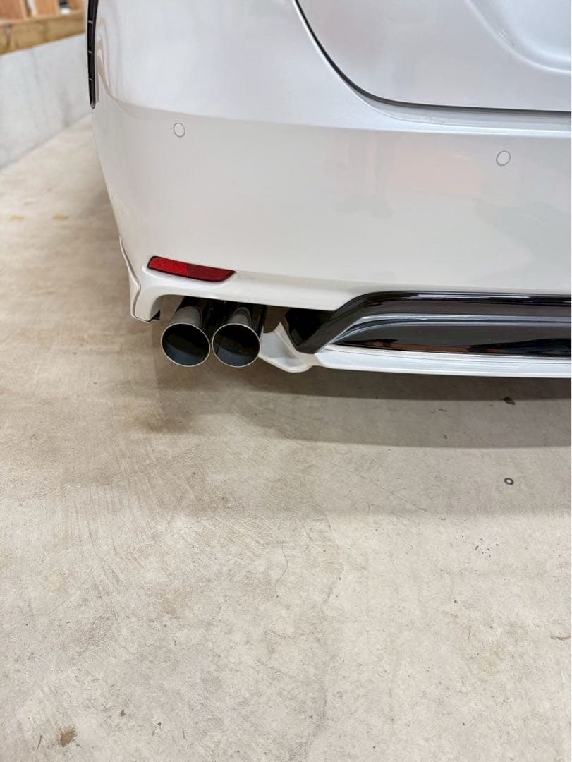 AXVH70カムリオリジナルストレートマフラー リアピースワンオフ