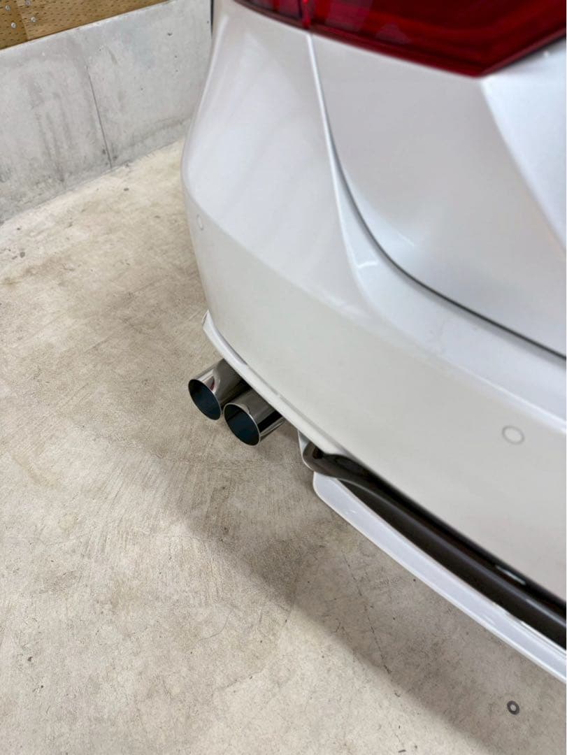 AXVH70カムリオリジナルストレートマフラー リアピースワンオフ