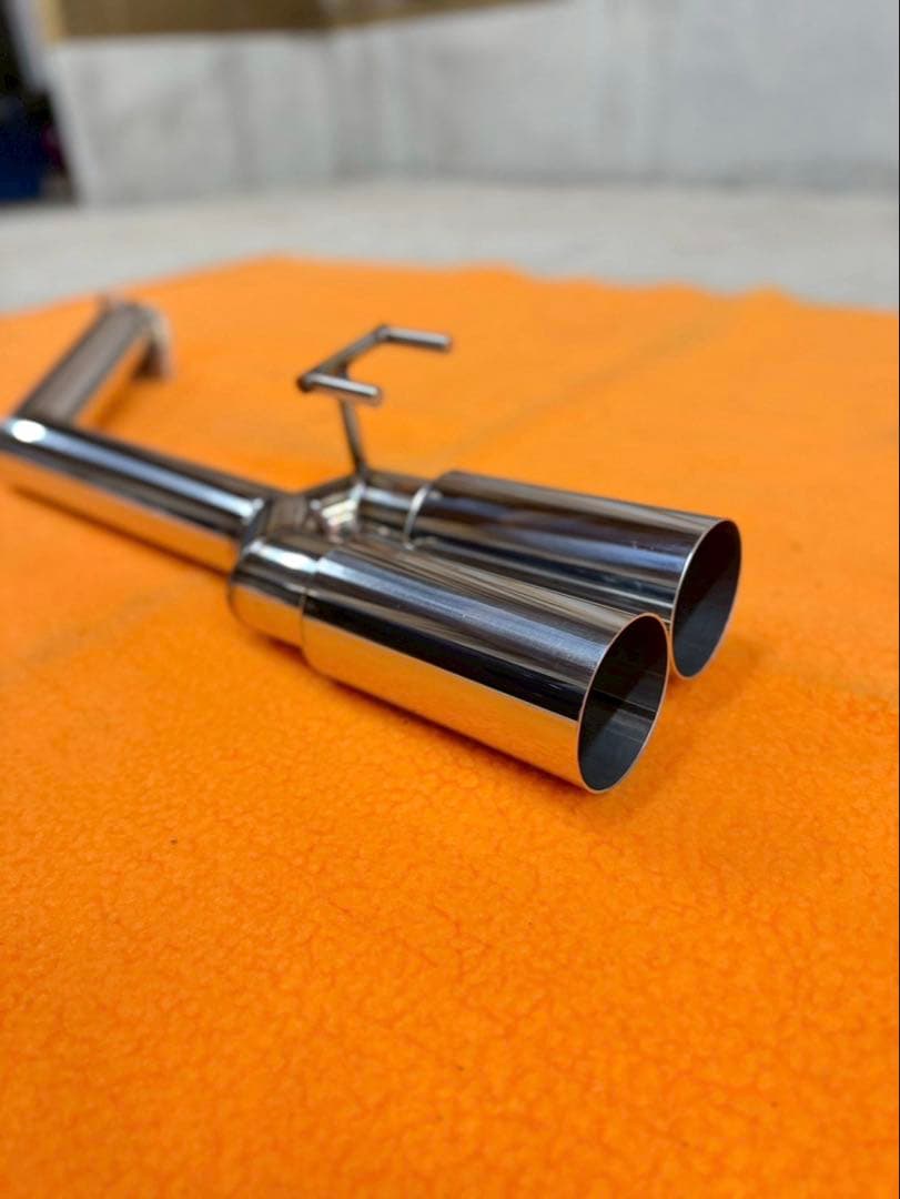 AXVH70カムリオリジナルストレートマフラー リアピースワンオフ