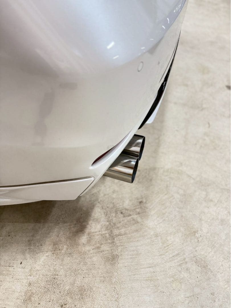 AXVH70カムリオリジナルストレートマフラー リアピースワンオフ