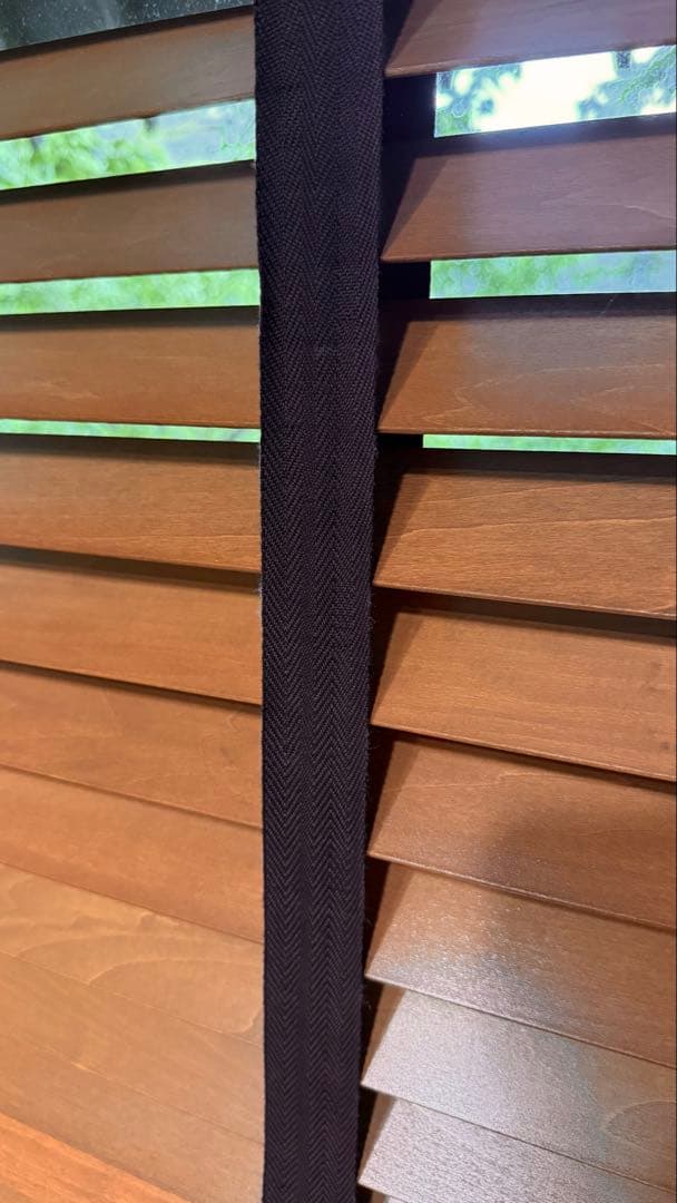 【最終値下げ】TOSOベネウッド50 ウッドブラインド　幅175cm 掃き出し窓