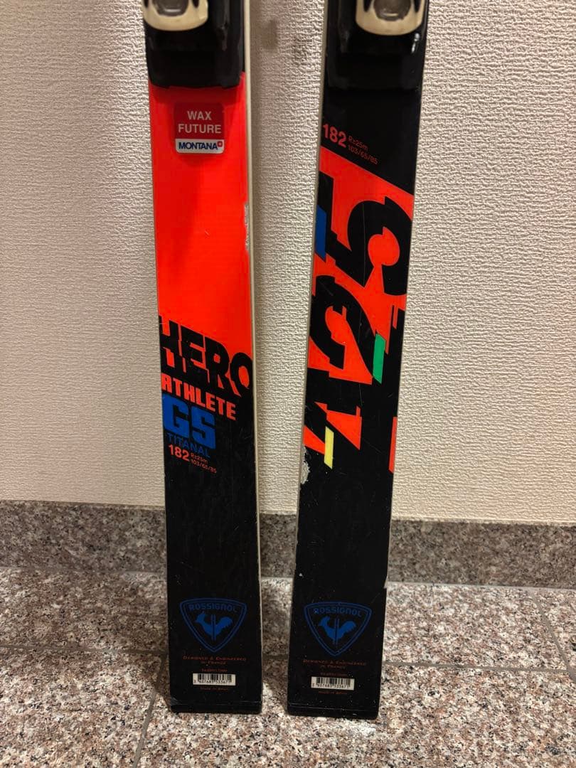 スキー ROSSIGNOL HERO ATHLETE GS 182cm