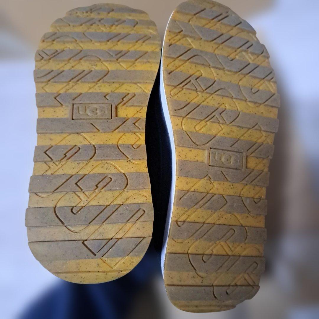 UGG　ブラック メッシュ 厚底スニーカー