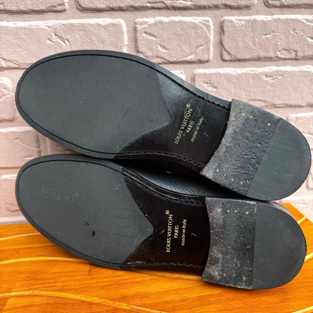 【極美品】ルイヴィトン 24年製 メジャーライン シボ革 レザーローファー