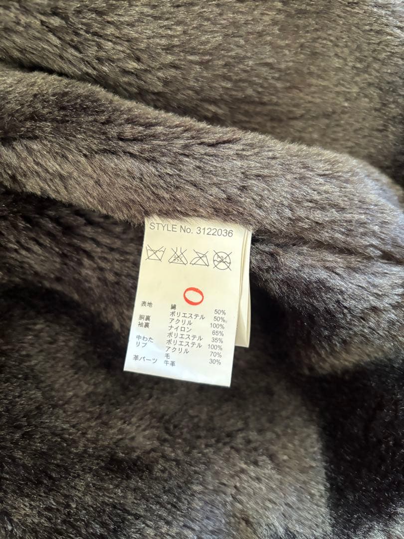 ⭐️極美品⭐️Schott レザー　スタジャン 裏ボア仕様　牛革　サイズM