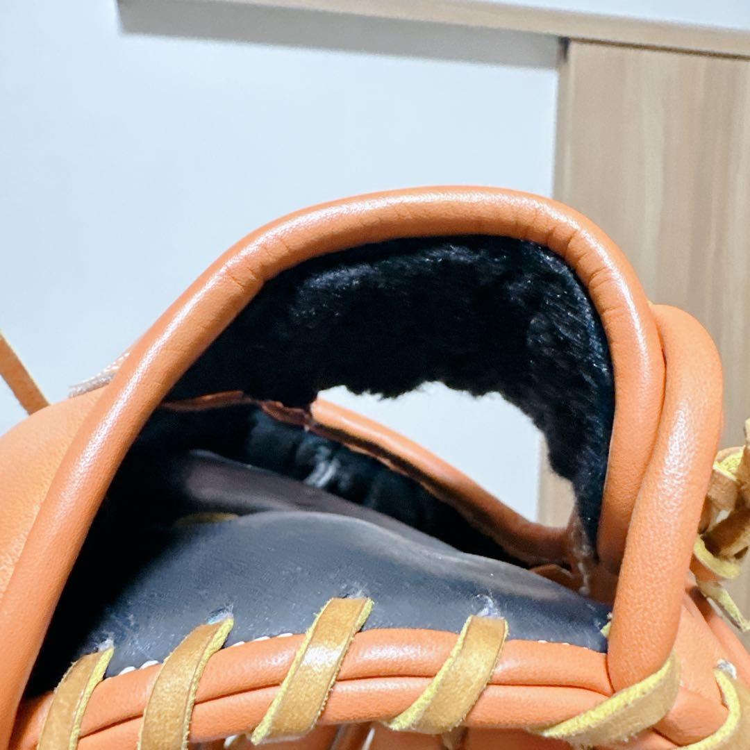 極美品 Wilson ウィルソン D-MAX 一般軟式 左利き用 外野 グローブ