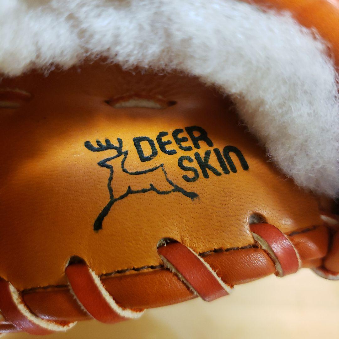 mizunoビックM・D-upZone オレンジ レザーグローブ