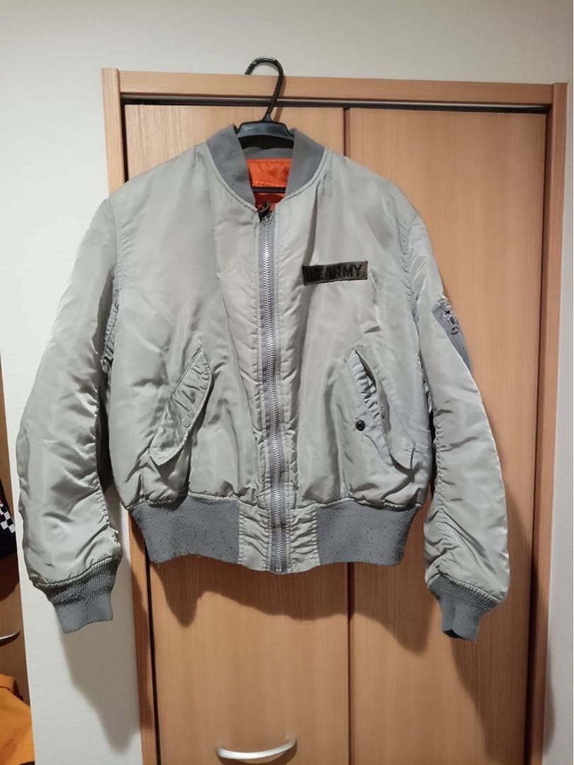 U.S. ARMY MA-1 フライトジャケット グレー